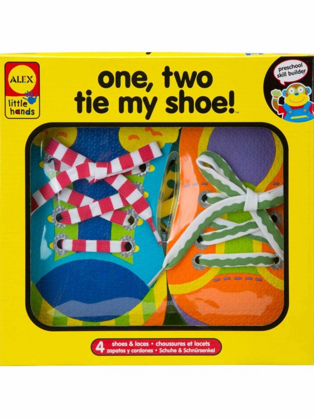 3/$30 ALEX Toys Little Hands One, Two Tie My Shoe